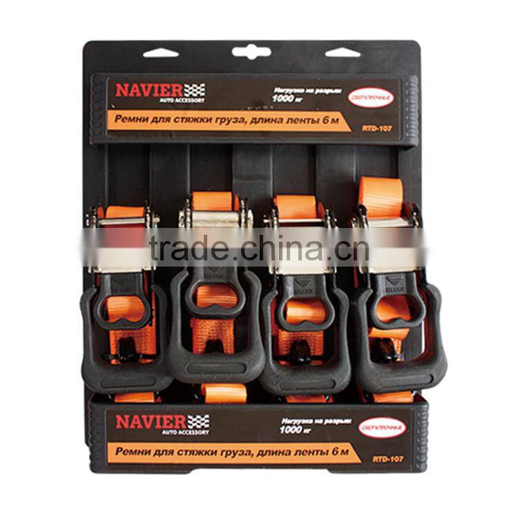 6m 1200kg ratchet tie down set