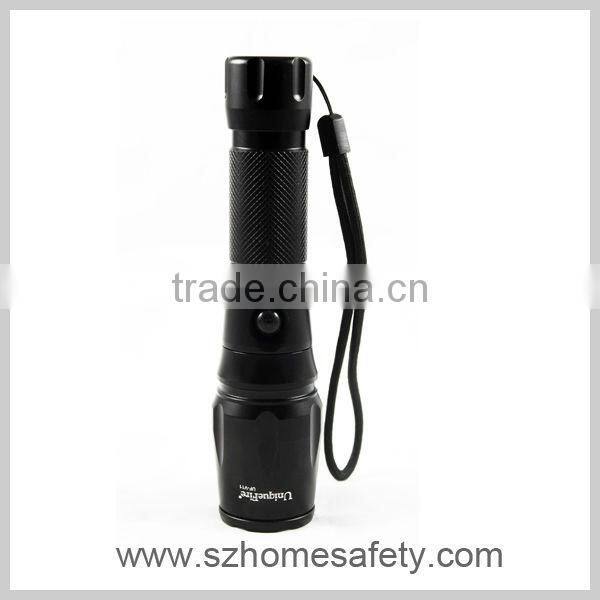 Zoomable Adjustable Focus LED Flashlights Anti-skid and Wear Resisting Led Hunting Torches, Outdoor Activities
