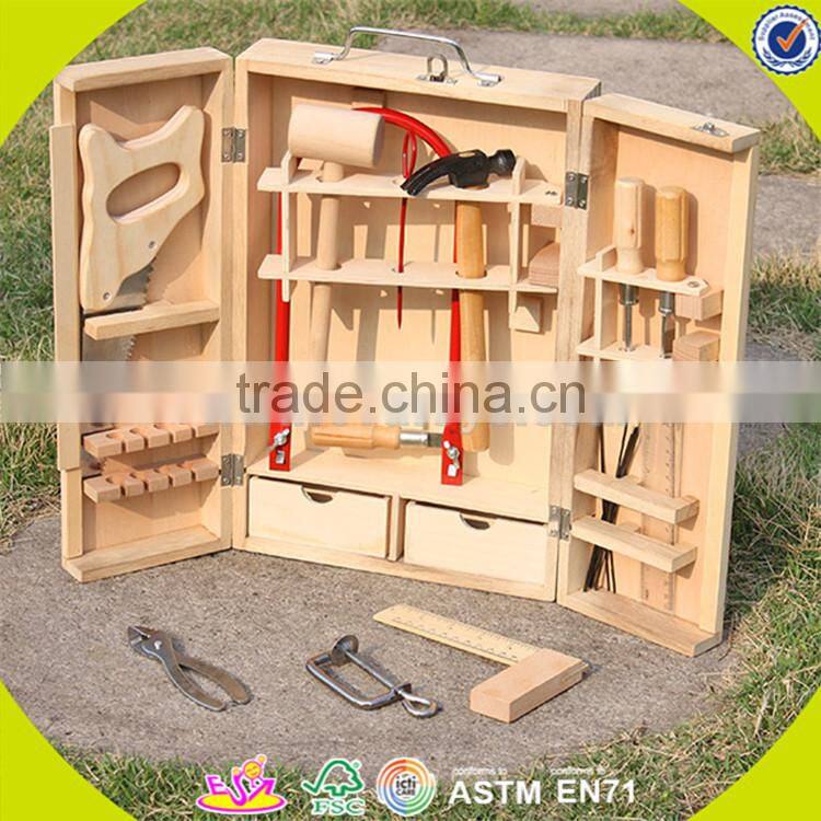 wholesale creative kids wooden assembly tools toy diy baby wooden assembly tools set toy W03D025