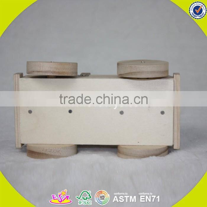 2017 new products educational wooden kids diy toy W03B051