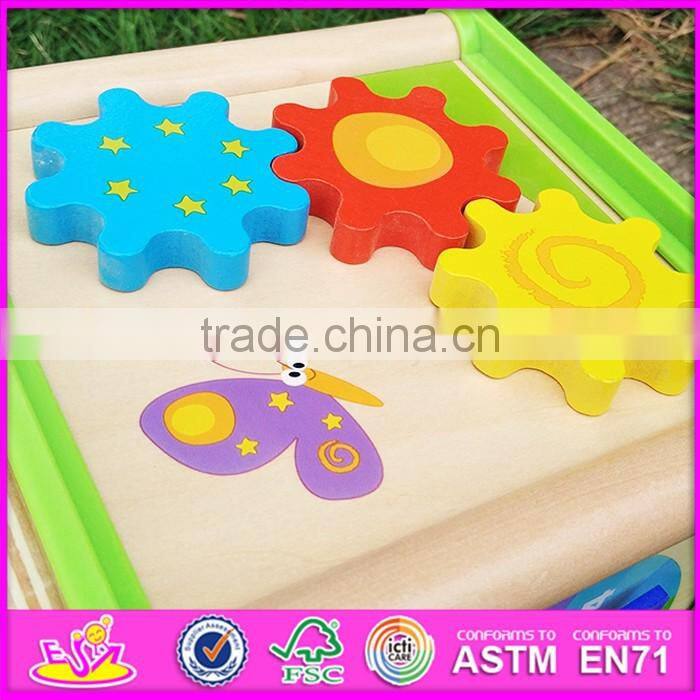 Multi-function bead maze wooden educational toys for toddlers W11B123-S