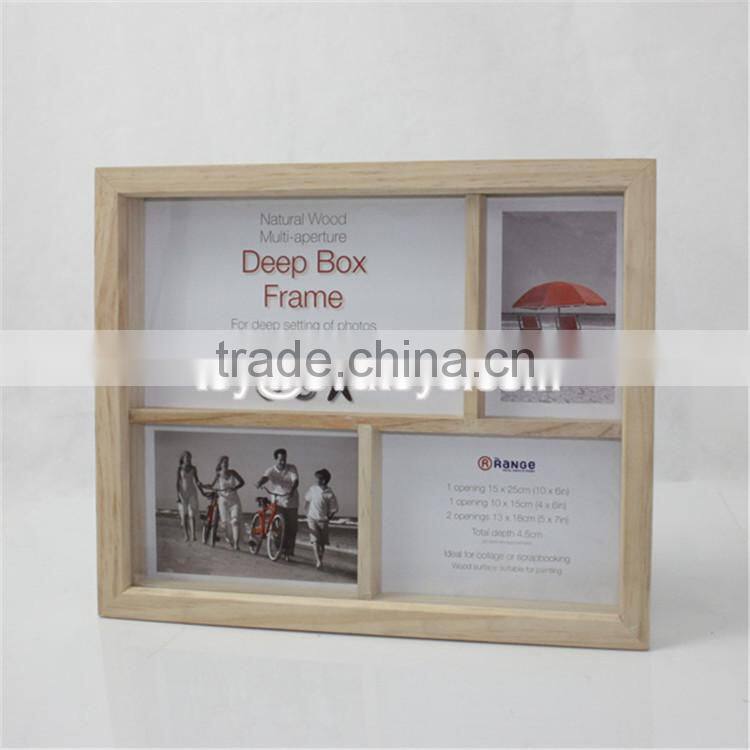 wholesale promotional home decoration wooden cheap photo frames W09A030