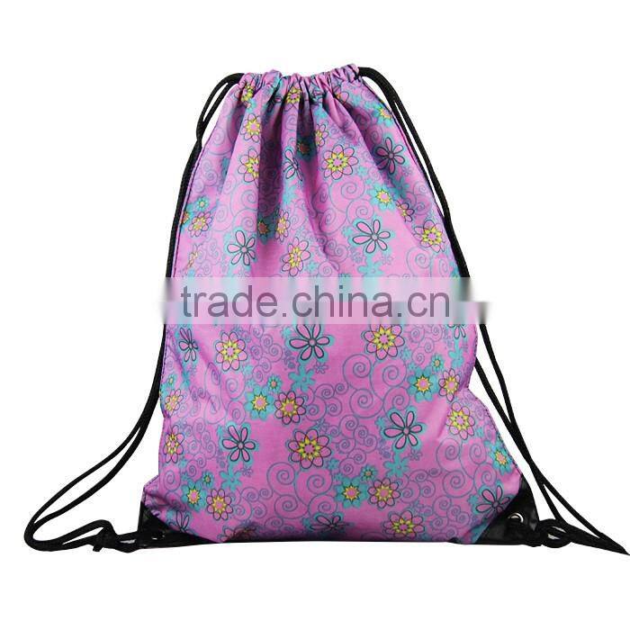 Polyester sports drawstring bag