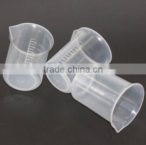 OEM plastic measuring cups for kitchen, 50ml liquid measuring cups