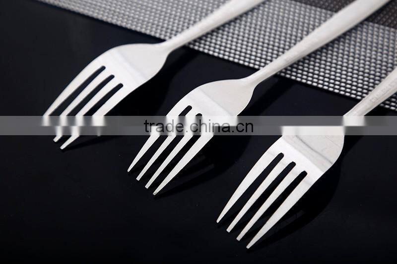 Exquisite Stainless Steel spoon and fork set with stainless steel tableware set