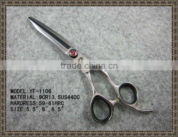 YF1106 hand made 440C professional hair dressing scissors