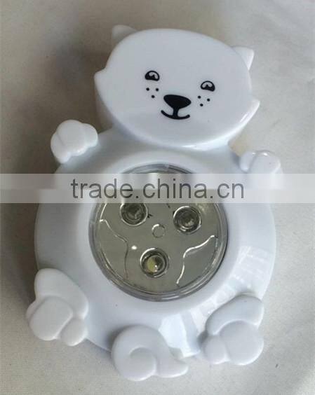 3 LED push light for home,camping,workshop,car
