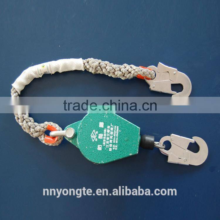 Wire rope fall arrester/ retractable fall arrester/auto-locking fall arrester