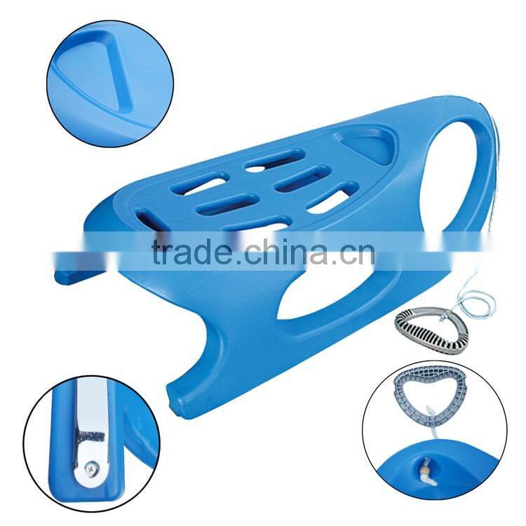 Snow Ice Sledge Winter Toboggan Solid Durable Fast With Steering Wheel Snow-Ice-Sledge-Winter-Tobogga