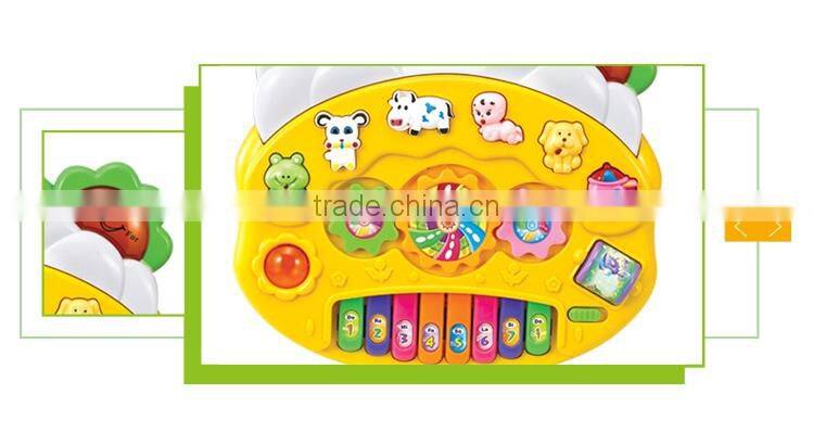 Latest version plastic instrument toy electric baby grand piano prices