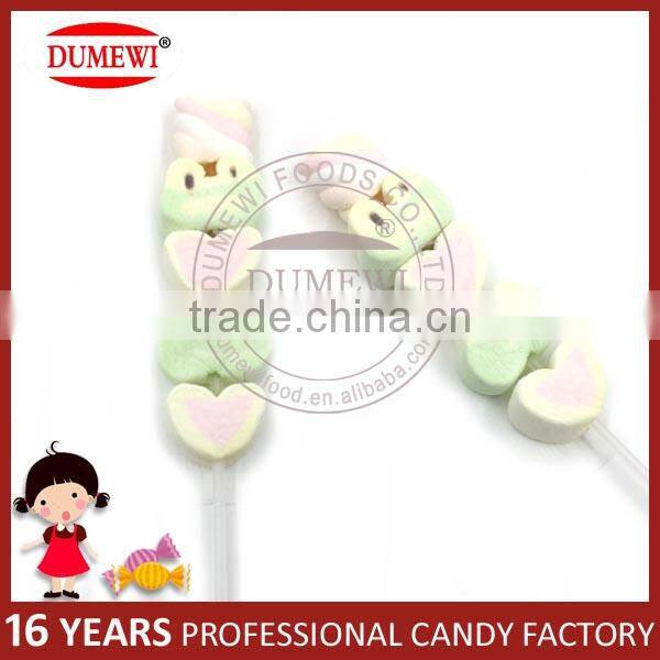 Personalized Shape Cotton Candy Long Twist Marshmallow