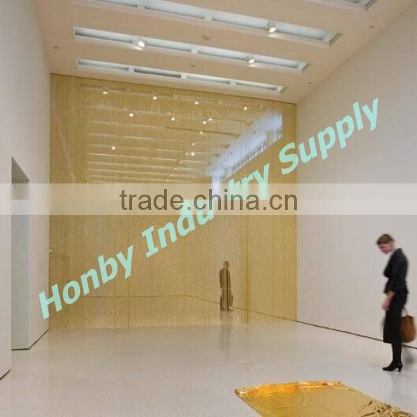 Modern Romantic Decorative Golden Bead Strands Divider