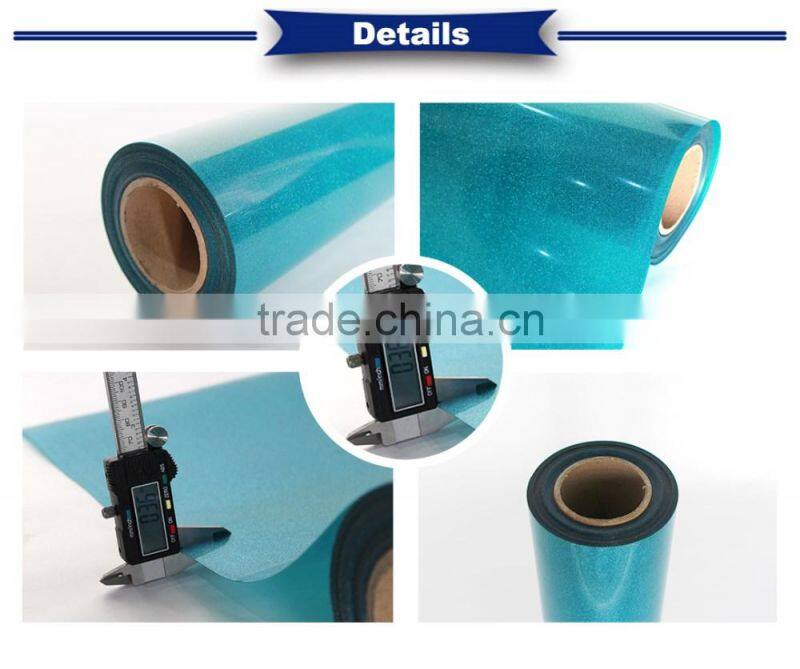 Jiabao wholesale glitter heat transfer film for fabric