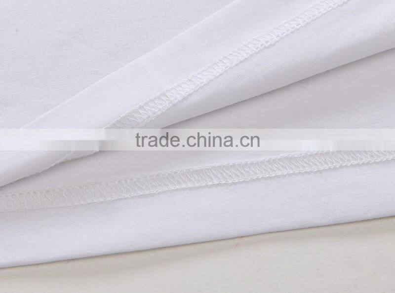 Men's long sleeve t shirt( 95%cotton 5%spandex )digital t shirt printing machine