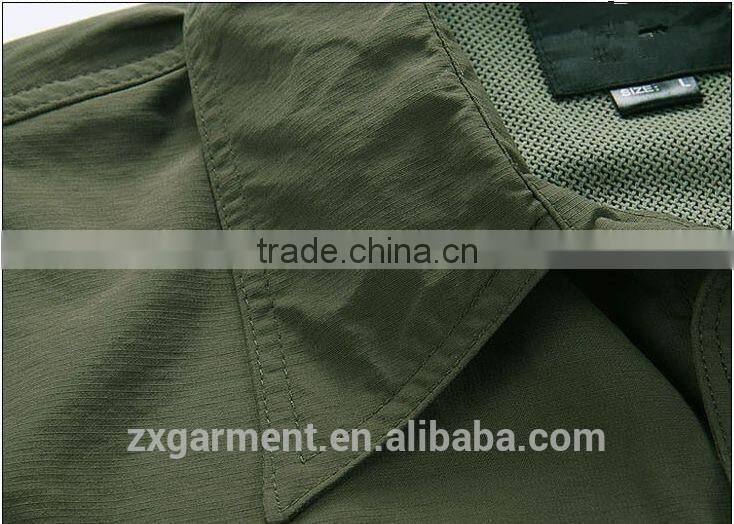 ZX Wholesale Fishing Shirts/Tournament Fishing Shirts/Vented Fishing Shirts/mens long sleeve shirts In Custom Design