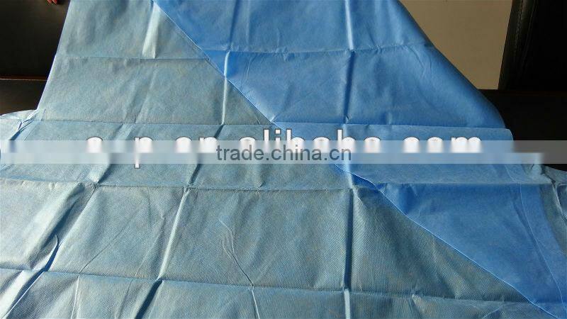 nonwoven surgical lithotomy drape pack with pouch bag for surgery