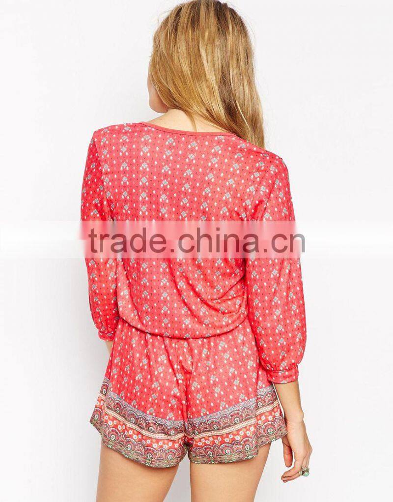 2015 fashionable hot sale OEM customized FESTIVAL Gypsy Romper