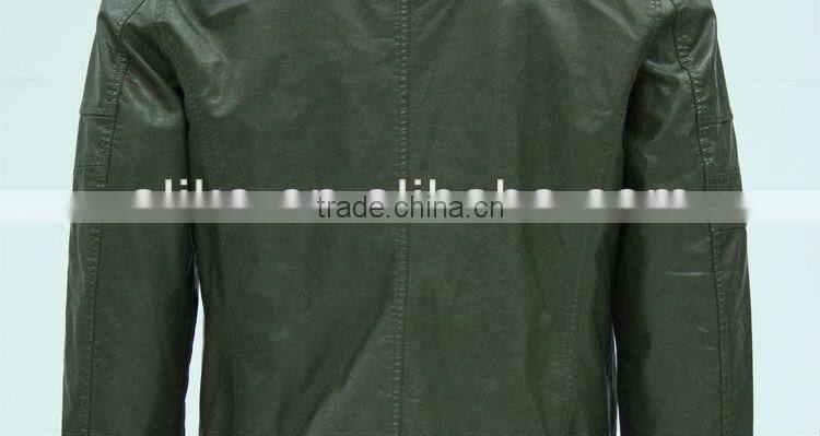 2014 new made in china leather jacket