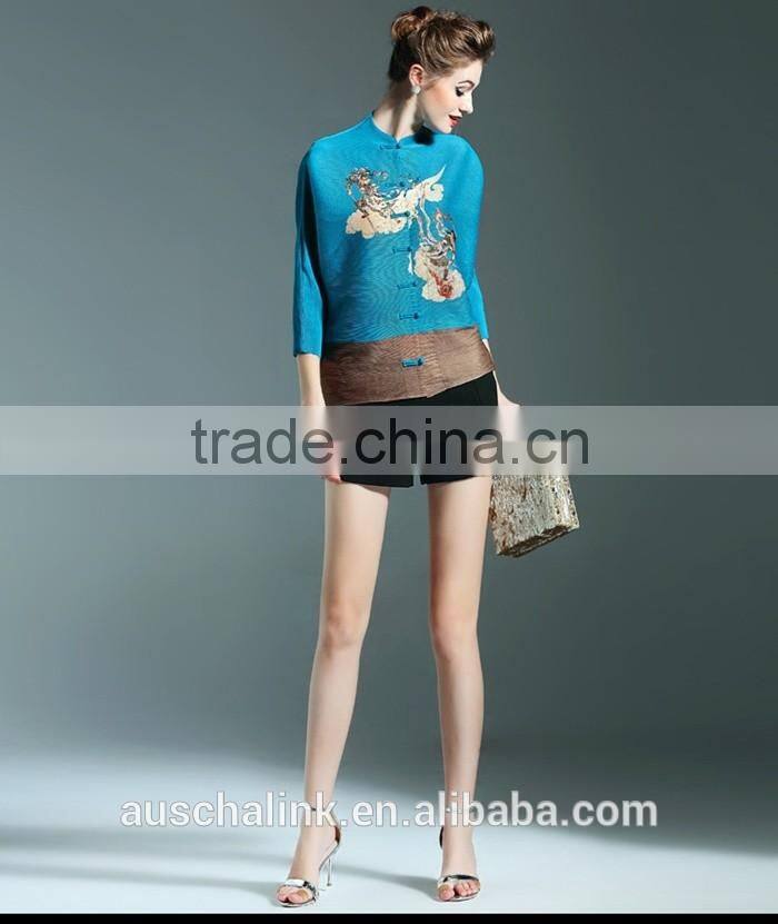 newest chinese stylish popular sexy ladies loose top factory price