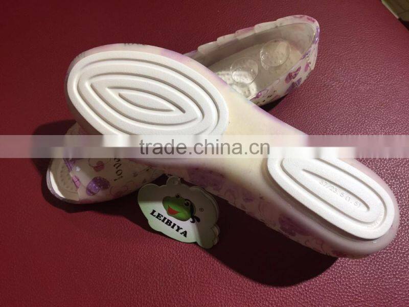 GZY stocklot summer plastic lucency woman lady slipper factory china