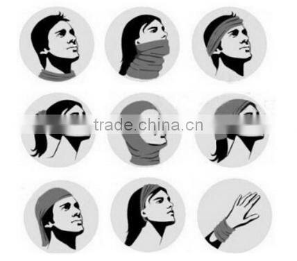 Seamless neck tube bandana custom