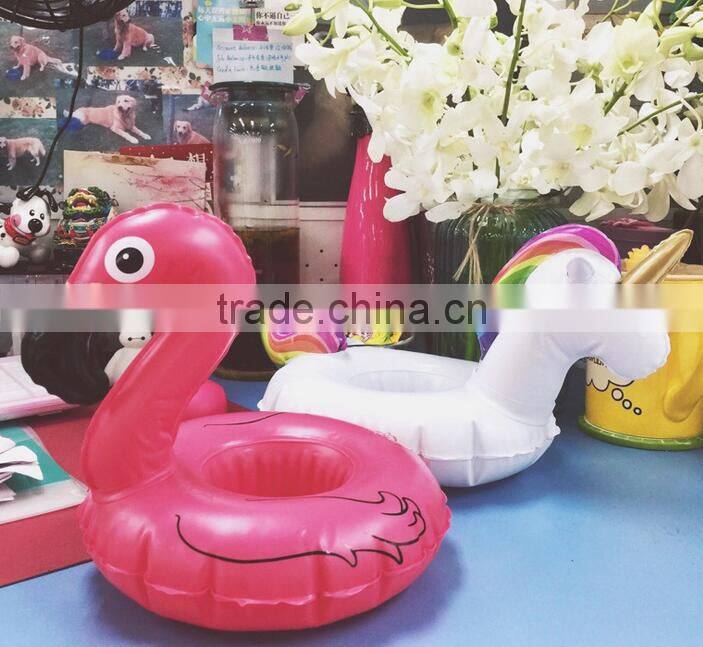 Inflatable Unicorn Cup Holder Drink Float Unicorn Drink Pool Float