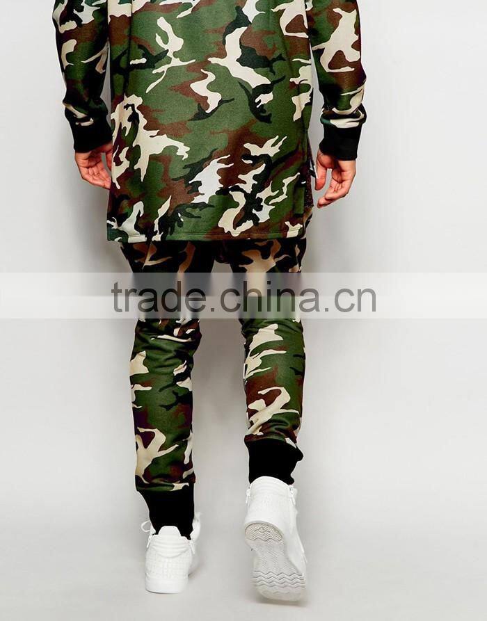 Granted camo skinny servis shoes joggers with drop crotch for man
