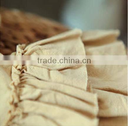 Khaki Linen Ruffle Pants 3 Layers Ruffle Baby Trousers 2 Year Old Girl Pants