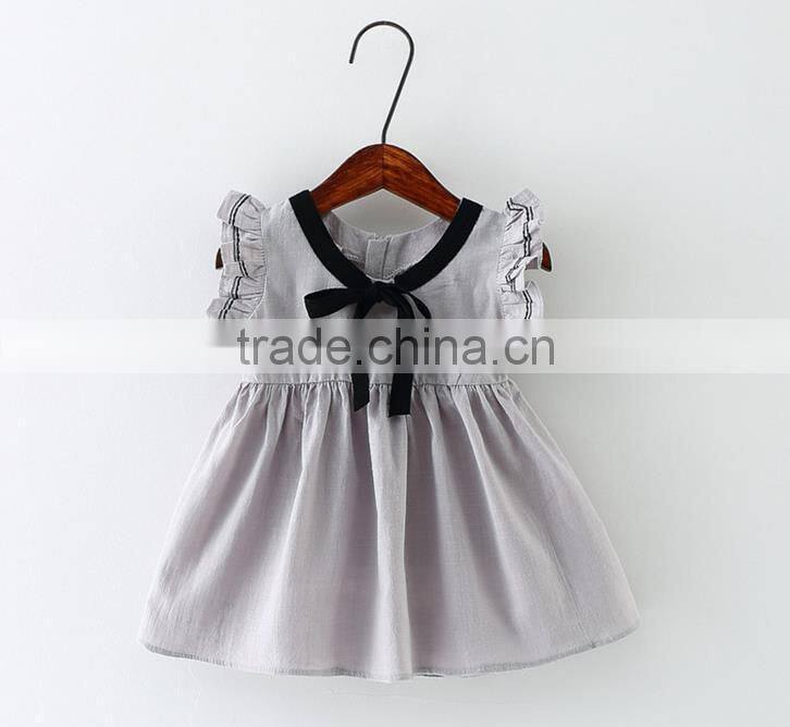 Hot Summer Design Baby Clothes Girls Red Gingham Sleeveless Dress Girl Child Casual Party Dresses