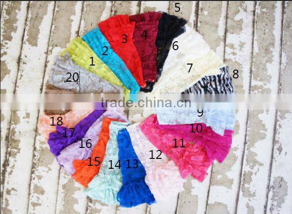 High quality wholesale cute baby pink Lace leg warmers for kids leggings