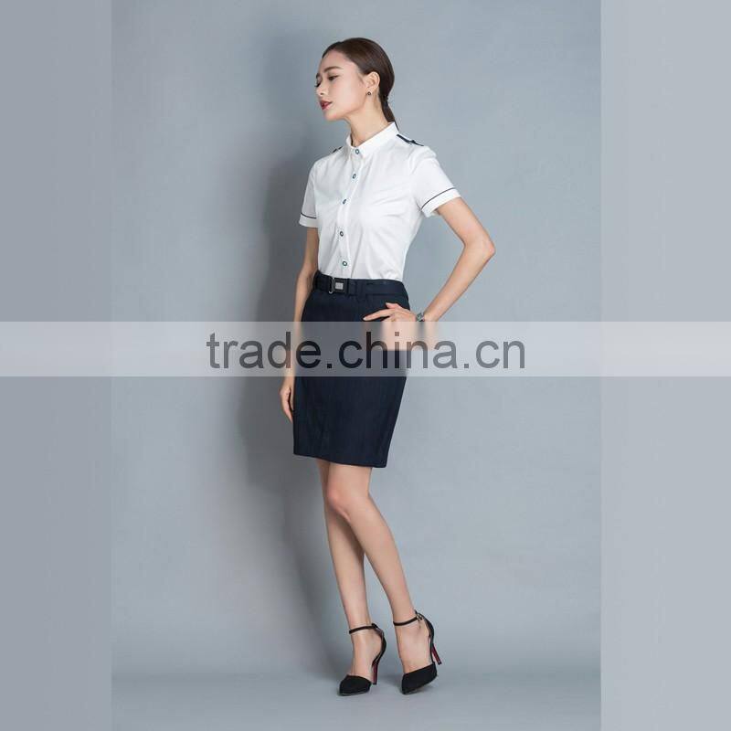 Elegant Good Quality Customize Airline Uniform Airline Stewardess