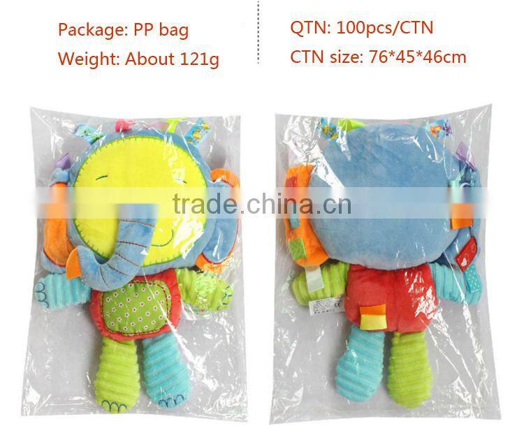 Cute animal baby squeak plush toys