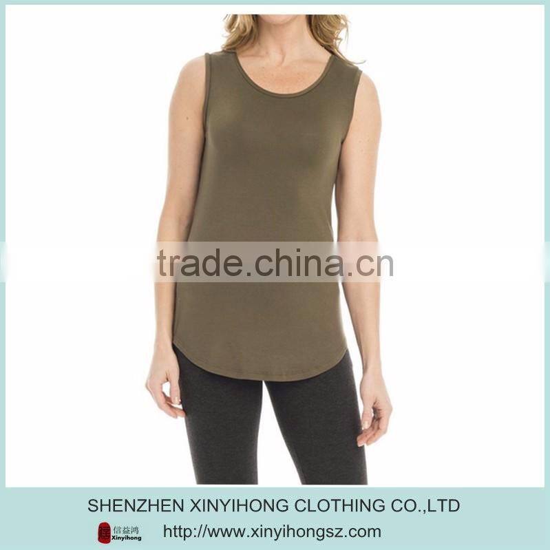Custom Made Bamboo Spandex Fabric Breathable Yoga Shirt,Yoga Tank Tops