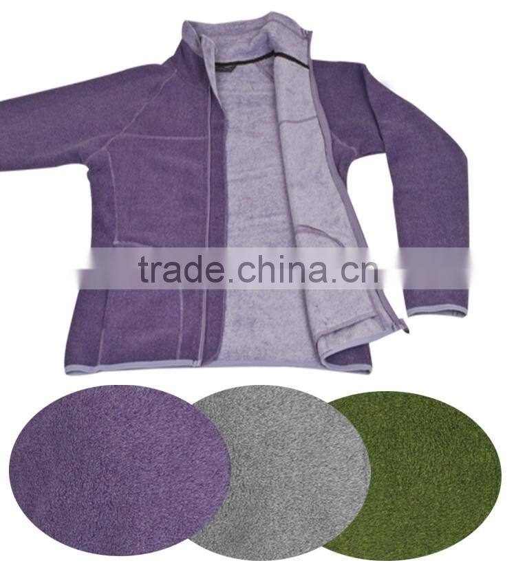 Customized Popular women polar fleece jacket fleece hoodie