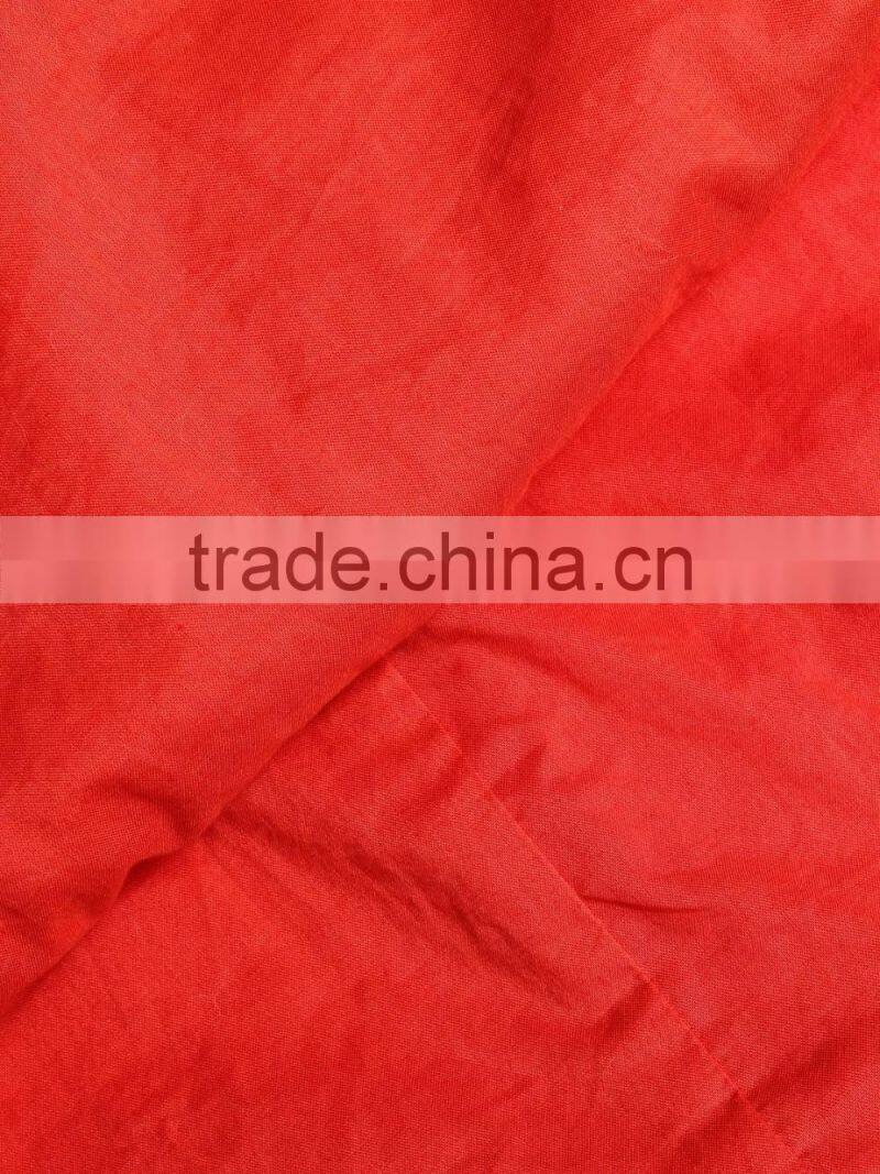 Ladies wavy side 3/4 sleeve high waist red umbrella cotton ol dress