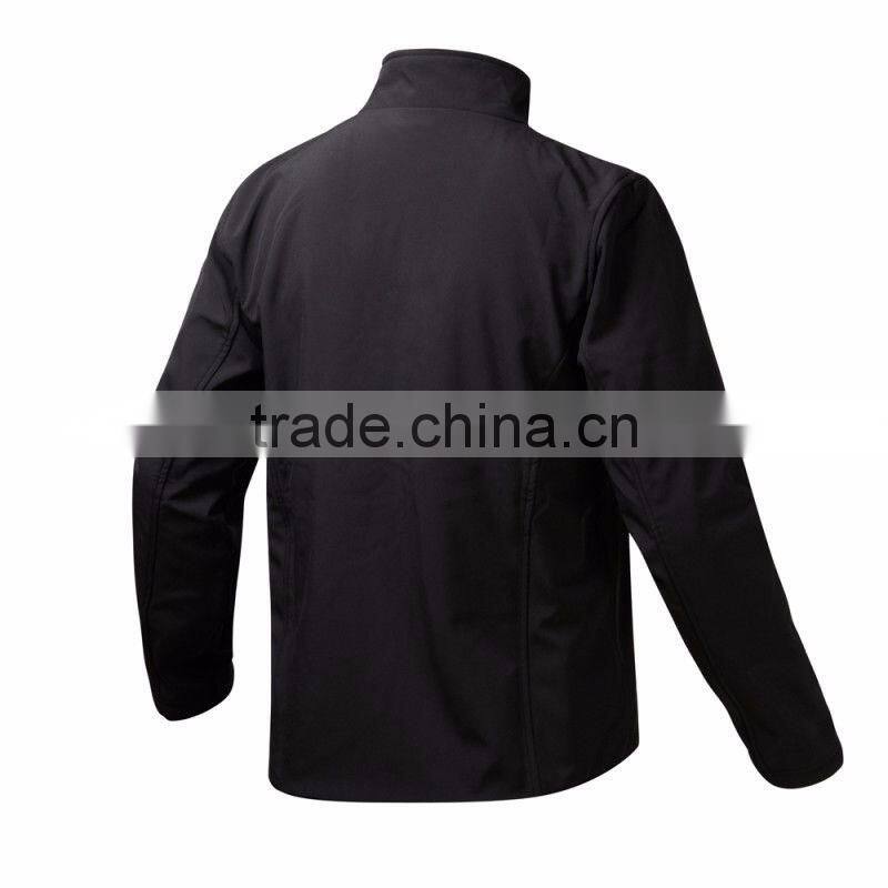 Custom winter waterproof breathable battery heated softshell jacket