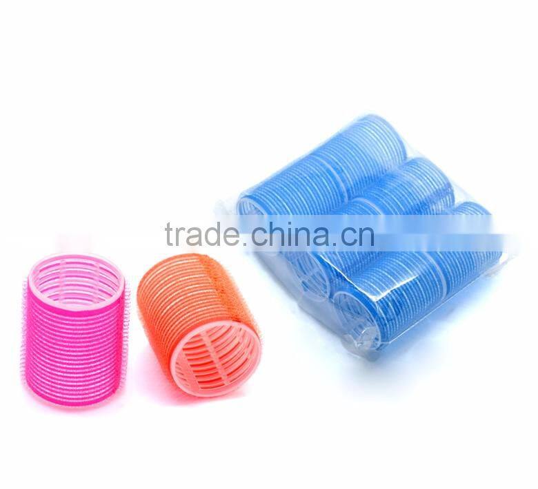 Cheap Small Mixed Color Self Grip Ellipse Hair Rollers Curlers for Women