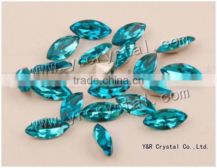 Navette crystal fancy stone crystal rhinestone for mobile cover