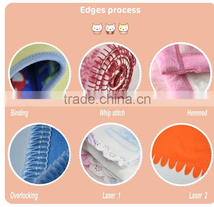 micro fiber winter swaddle knitted blanket