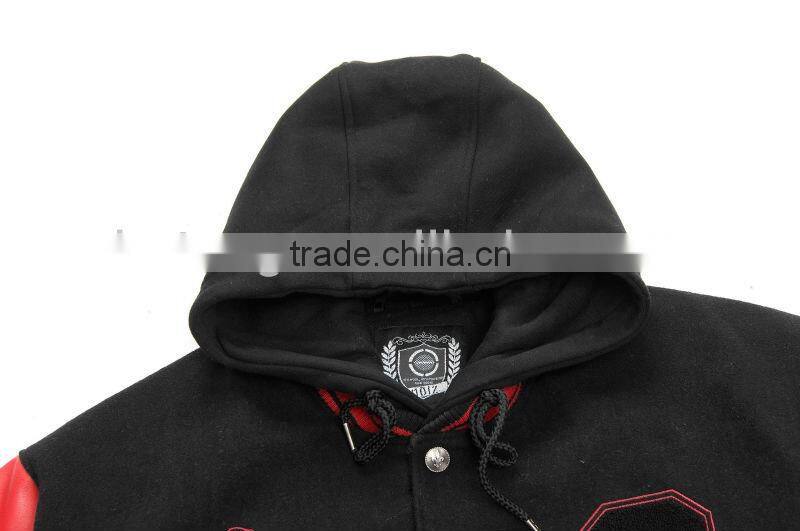 man wool varsity winter jacket coat