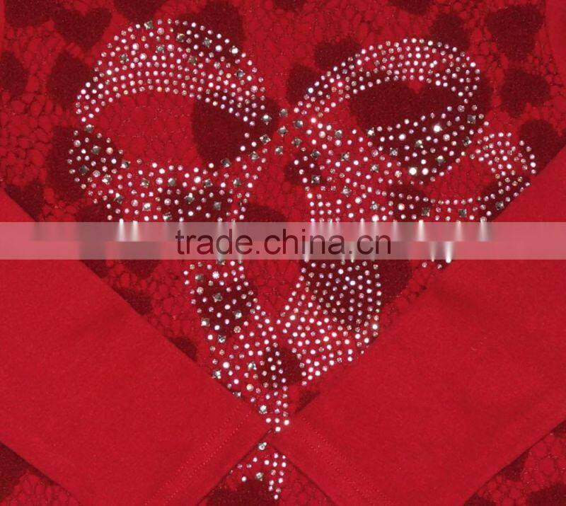 Hand Feeling Lace Bowknot Beaded Base Shirt For Girl