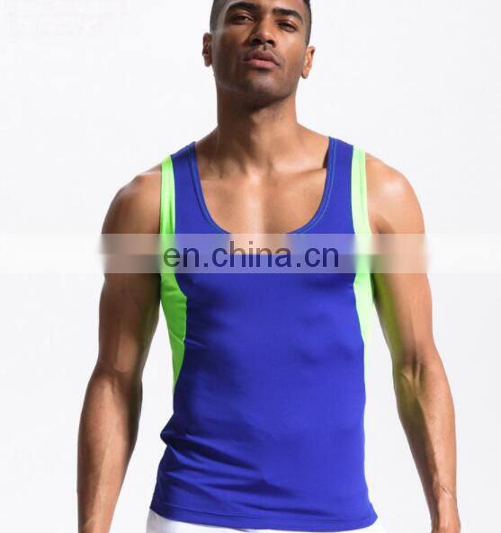 Hot Sale Athletic Men Running Tops Running Singlet Tank Tops