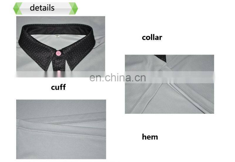 Accept small order sublimated golf shirt, wholesale yellow adult golf wear