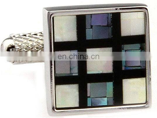 2014 Fashion abalone jewelry making cufflinks men's jewelry high quality