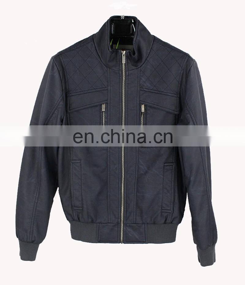 2016 custom men's winter jacket , men casual Motorcycle Leather Jackets