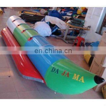 2016 double tube banana boat inflatable banana boat water game