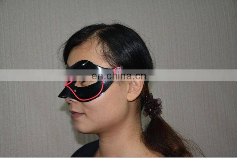 Custom Unisex Party Bar Mask, Glowing Mask,Cold Light Voice Control Mask