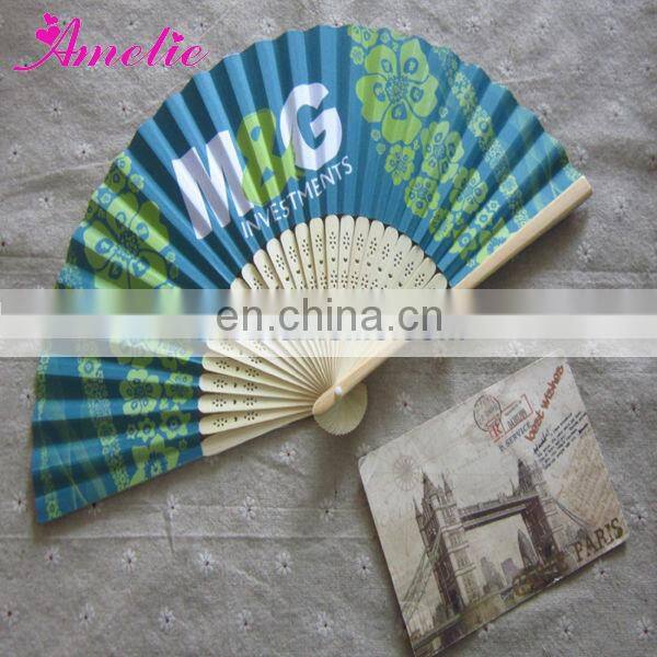 AP03174 21cm Hand Paper Fan Wedding Favors Personalized