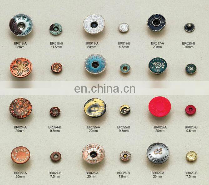 24mm metal button&rivets for clothes