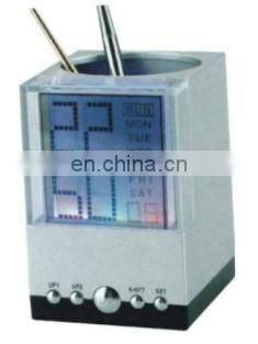 Digital Desktop Clock with Pen Holder